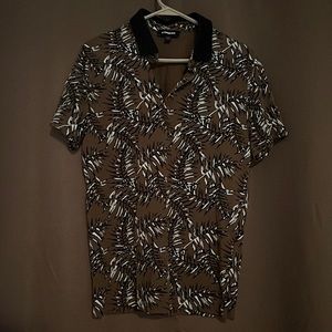Express Short sleeve polo shirt brown